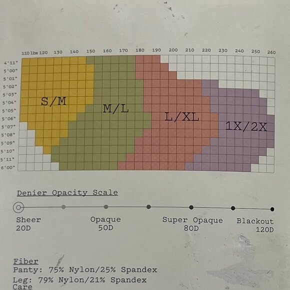 A New Day High Waist Control Top Sheer Black Panty Hose Hosiery 1X/2X New - Picture 5 of 7